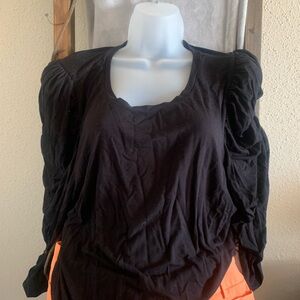 Chico's Black Long Sleeve Tee